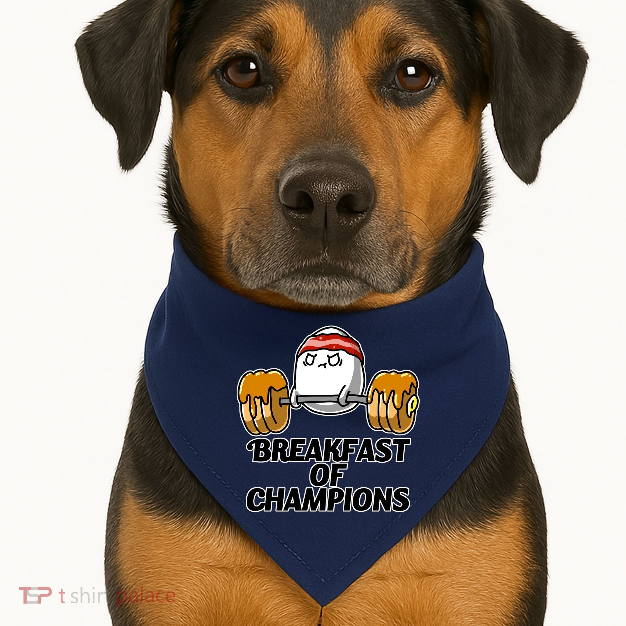 Breakfast of Champions USA-Made Doggie Bandana