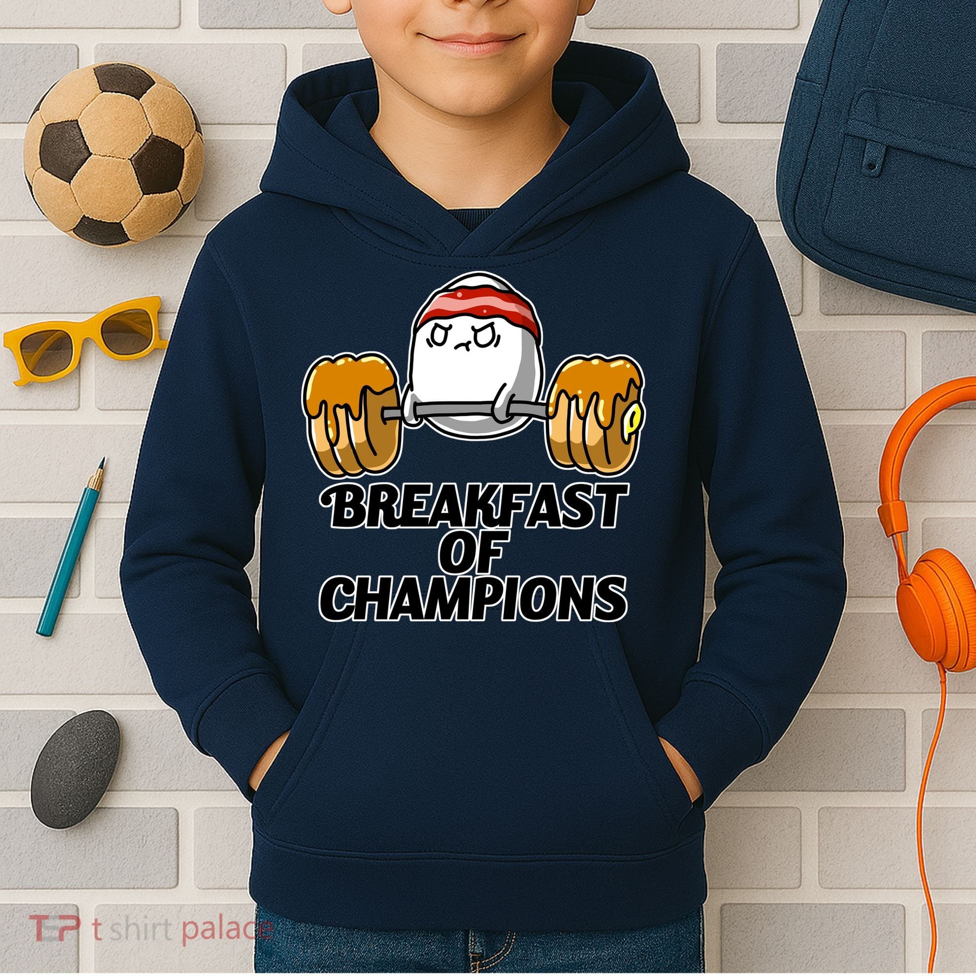 Breakfast of Champions Kids Hoodie