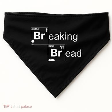 Breaking Bread Christian Faith USA-Made Doggie Bandana