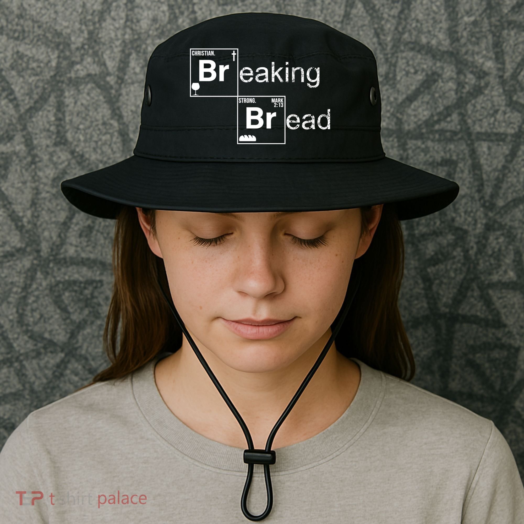 Breaking Bread Christian Faith Bucket Hat