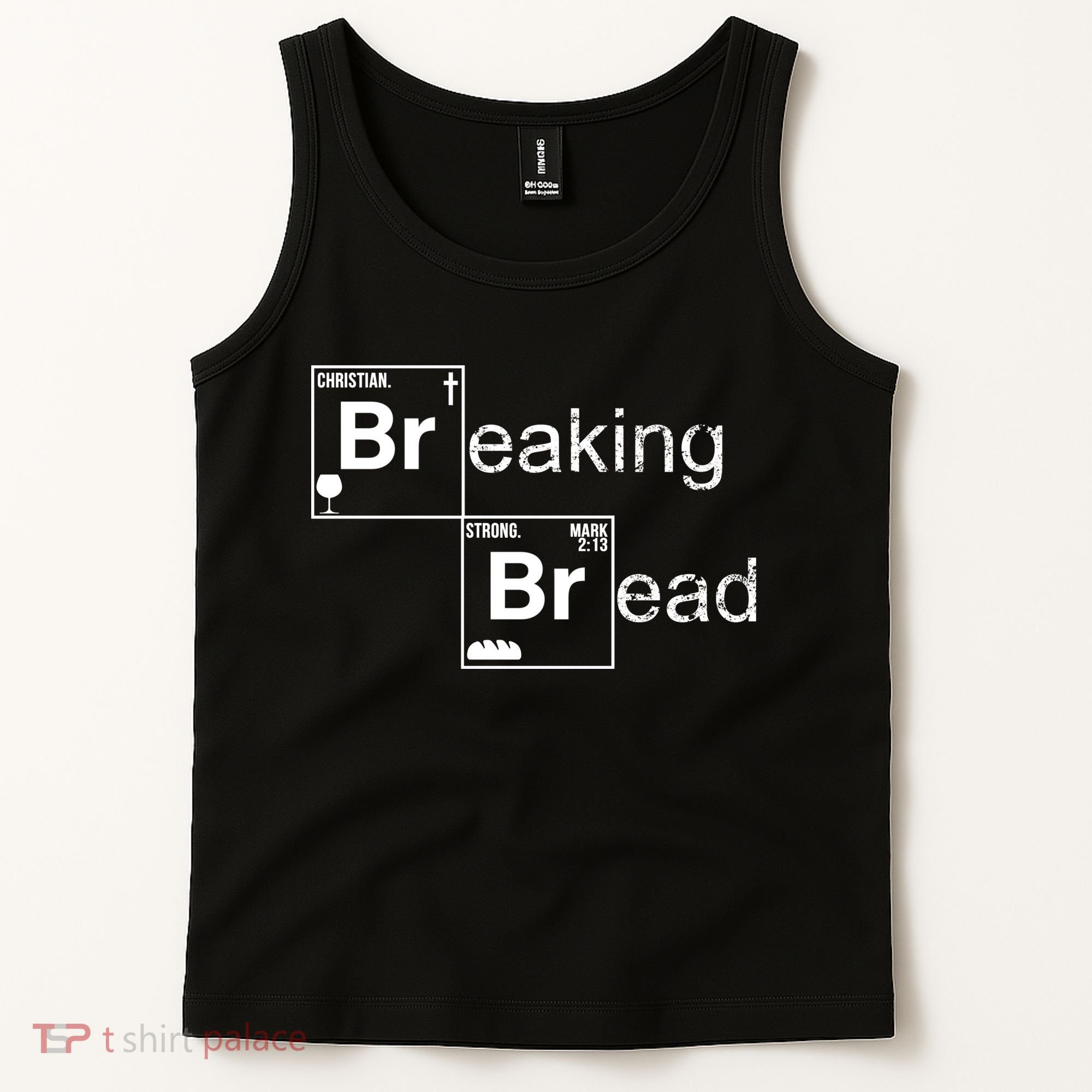 Breaking Bread Christian Faith Tank Top