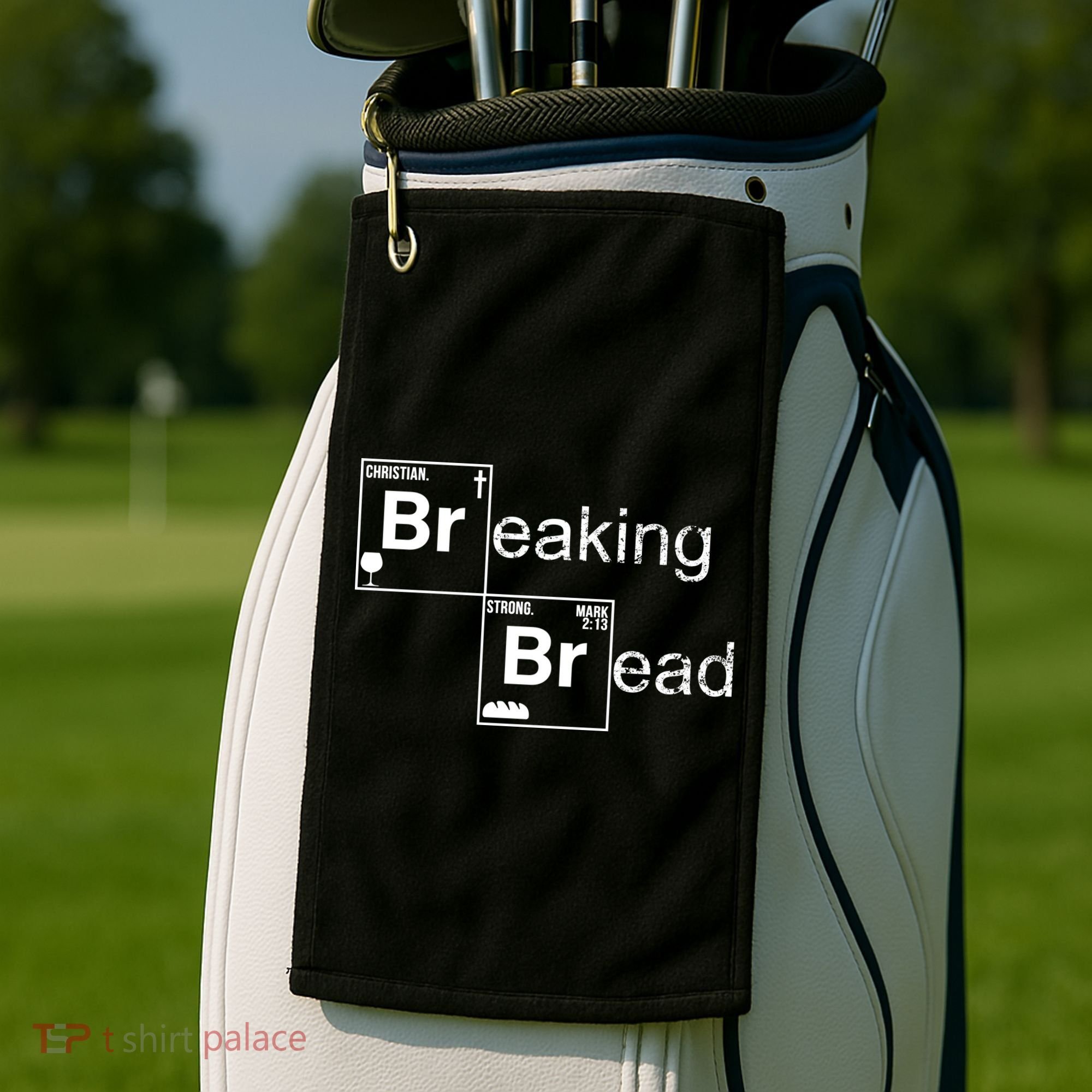 Breaking Bread Christian Faith Golf Towel