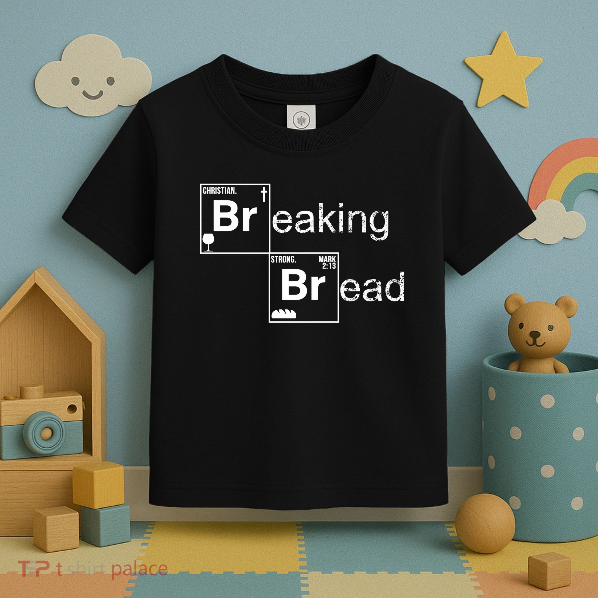 Breaking Bread Christian Faith Toddler T-Shirt