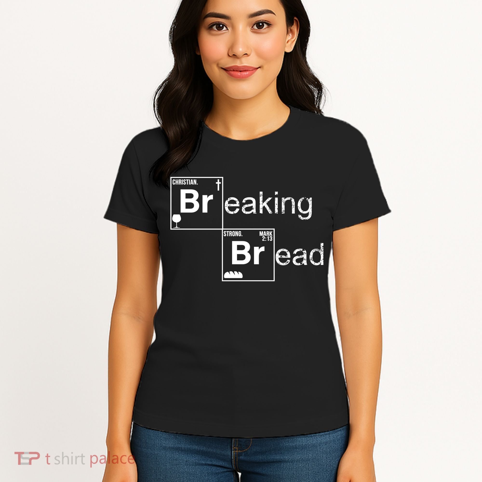 Breaking Bread Christian Faith Women's T-Shirt