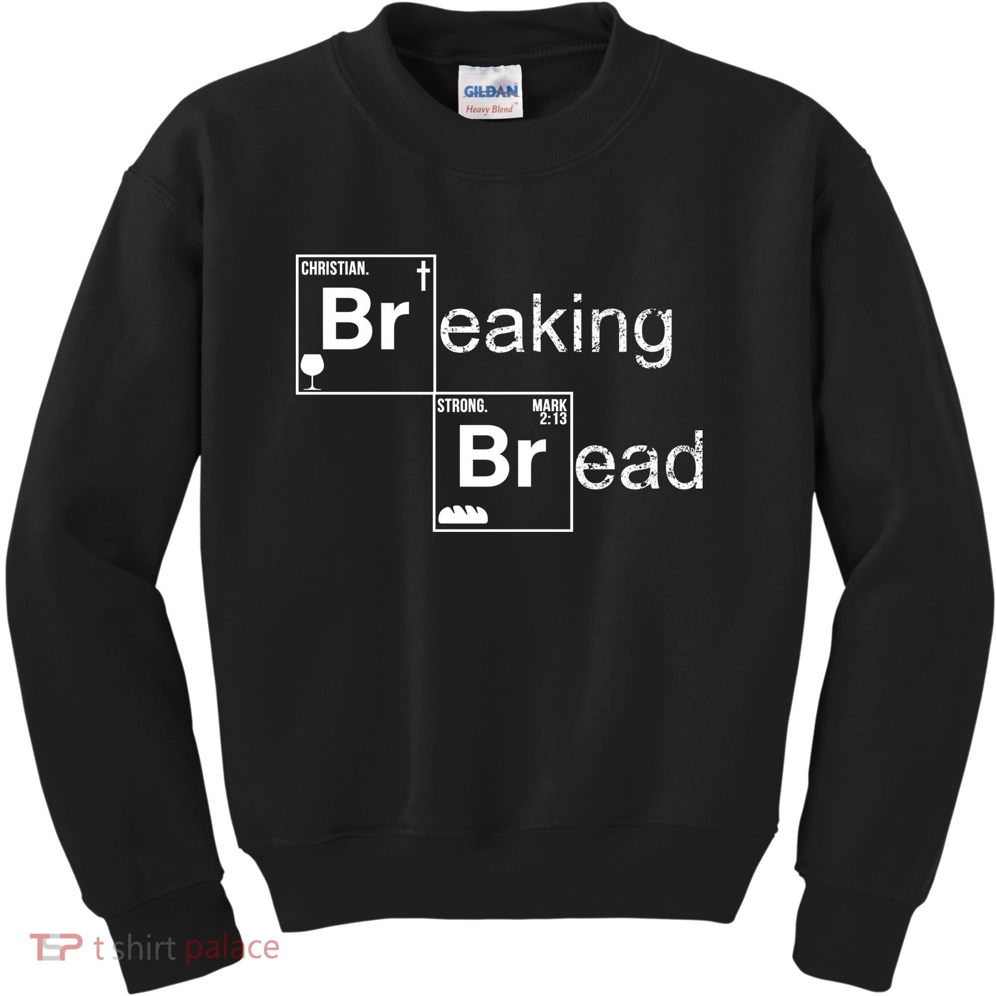 Breaking Bread Christian Faith Kids Sweatshirt