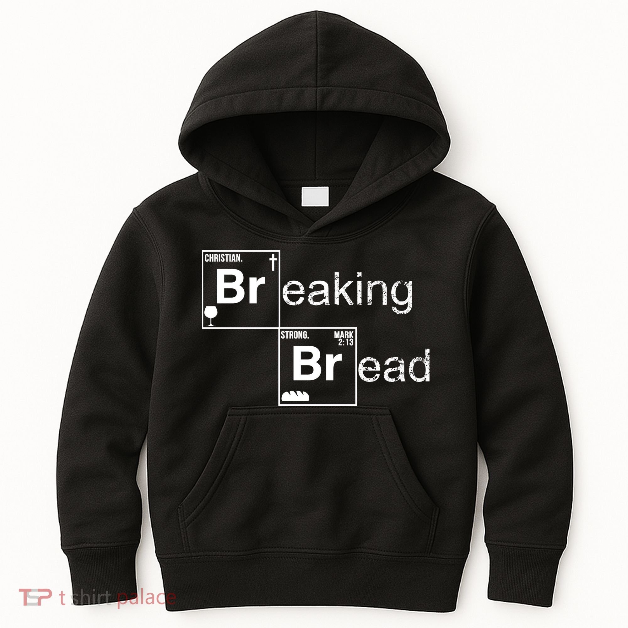 Breaking Bread Christian Faith Kids Hoodie