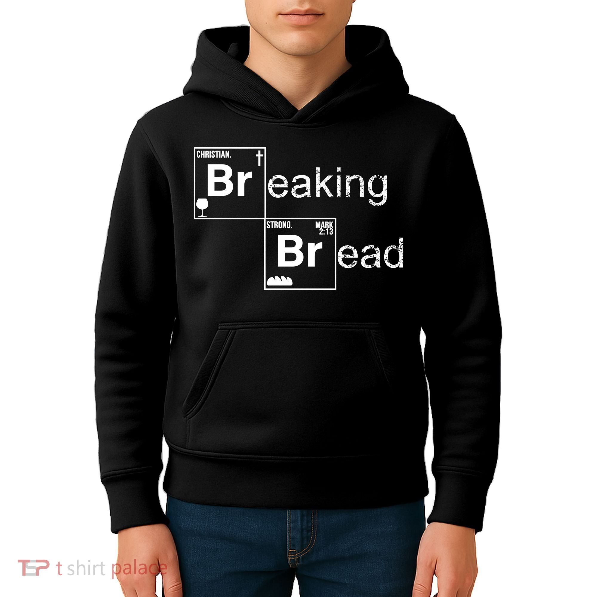 Breaking Bread Christian Faith Kids Hoodie