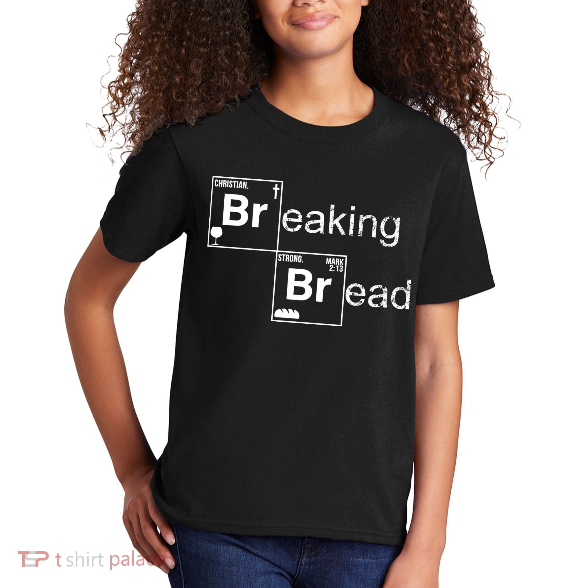 Breaking Bread Christian Faith Kids T-Shirt