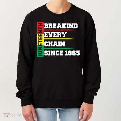 Breaking Every Chain Since 1865 Juneteenth Women's Sweatshirt