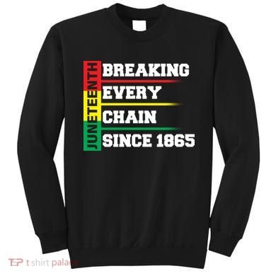 Breaking Every Chain Since 1865 Juneteenth Sweatshirt