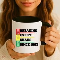 Breaking Every Chain Since 1865 Juneteenth Coffee Mug thumb 3
