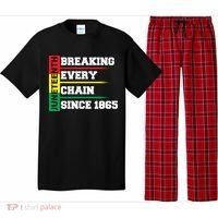 Breaking Every Chain Since 1865 Juneteenth Pajama Set thumb 0