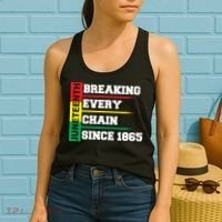 Breaking Every Chain Since 1865 Juneteenth Women's Tank Top thumb 2