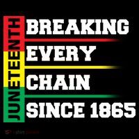 Breaking Every Chain Since 1865 Juneteenth Women's Tank Top thumb 5