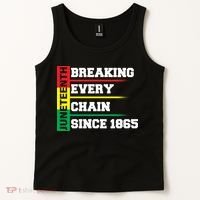 Breaking Every Chain Since 1865 Juneteenth Tank Top thumb 2