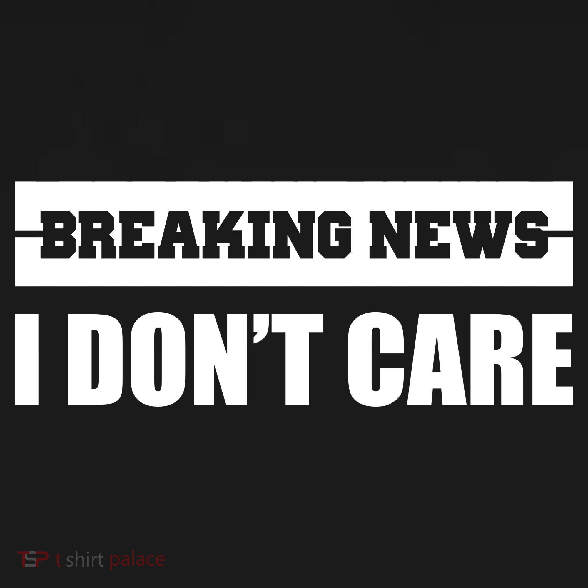Breaking News I Don't Care Backpack