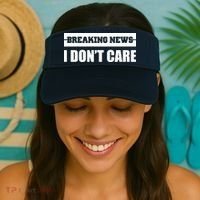 Breaking News I Don't Care Visor thumb 2