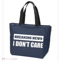 Breaking News I Don't Care Tote Bag thumb 3