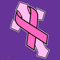Breast Cancer Awareness Christian Pink Cross Ribbon T-Shirt thumb 7