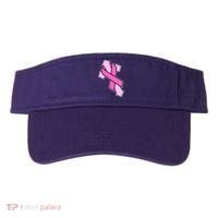 Breast Cancer Awareness Christian Pink Cross Ribbon Visor thumb 0
