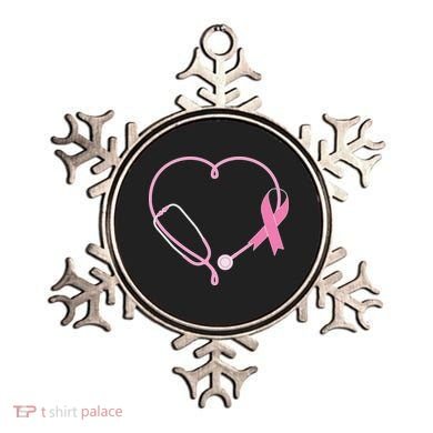 Breast Cancer Awareness Doctor Nurse Stethoscope Ornament