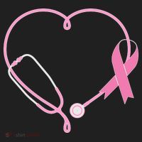 Breast Cancer Awareness Doctor Nurse Stethoscope Golf Towel thumb 3