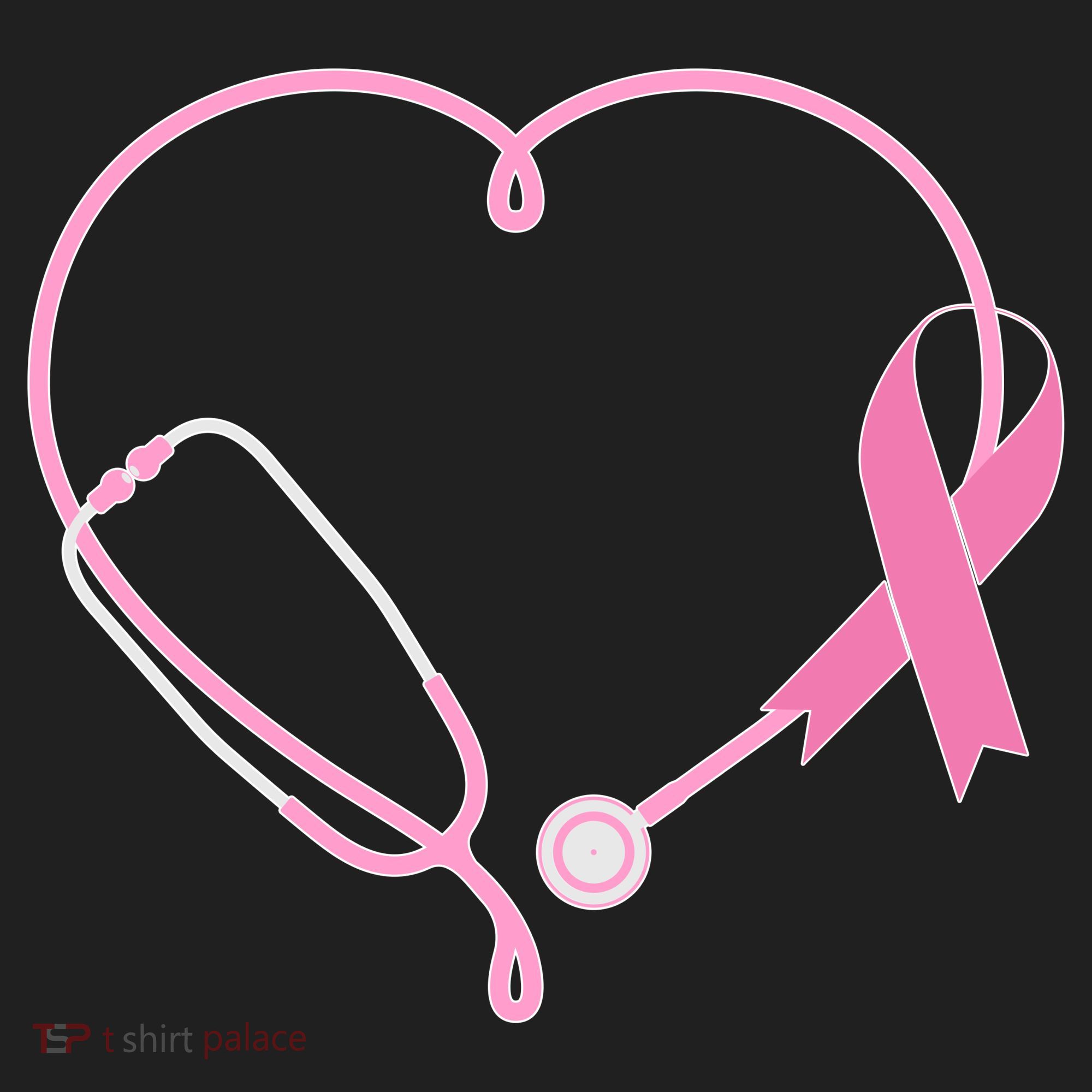 Breast Cancer Awareness Doctor Nurse Stethoscope Golf Towel