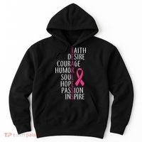 Breast Cancer Awareness Fearless Faith Hoodie thumb 0