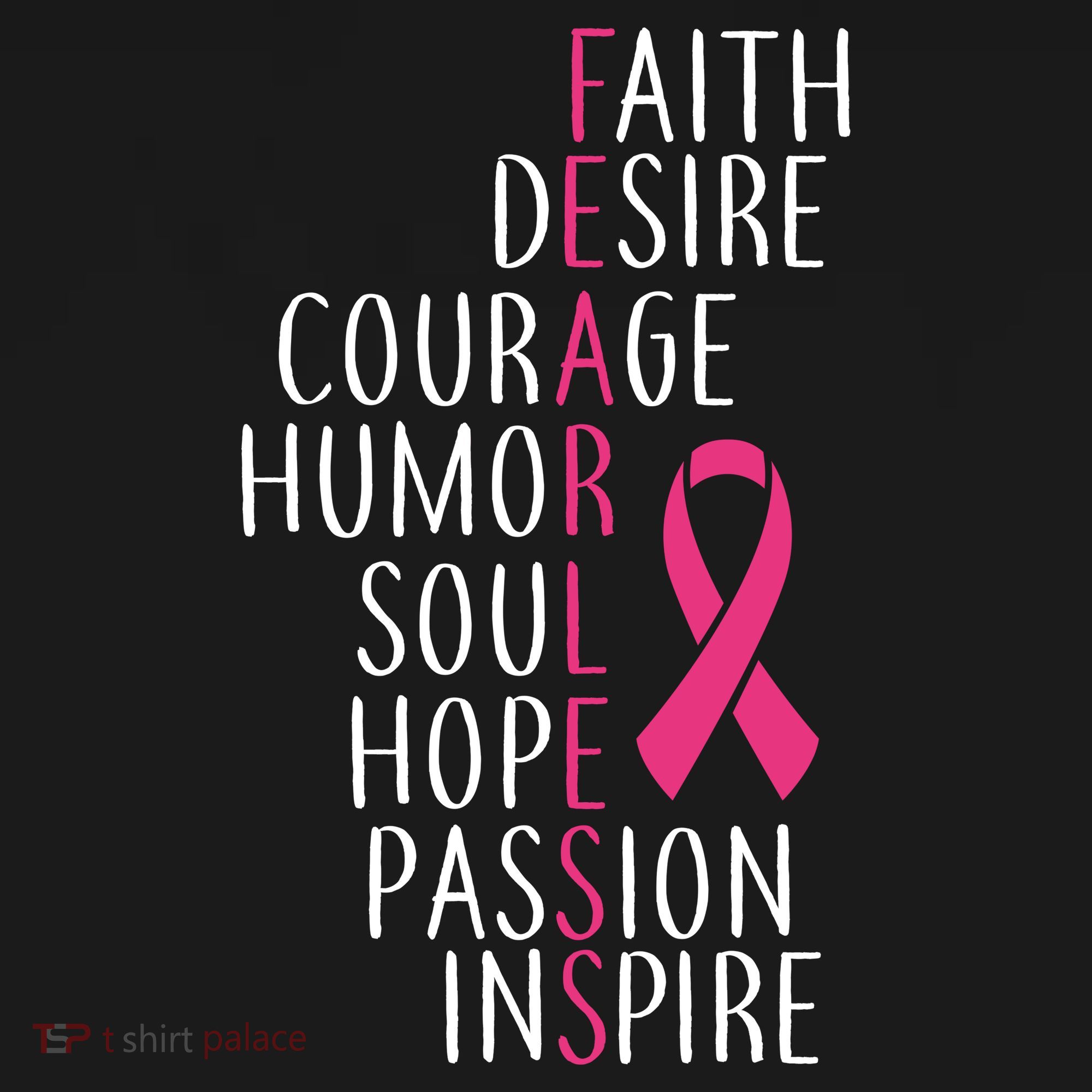 Breast Cancer Awareness Fearless Faith Mousepad