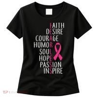Breast Cancer Awareness Fearless Faith Women's T-Shirt thumb 0