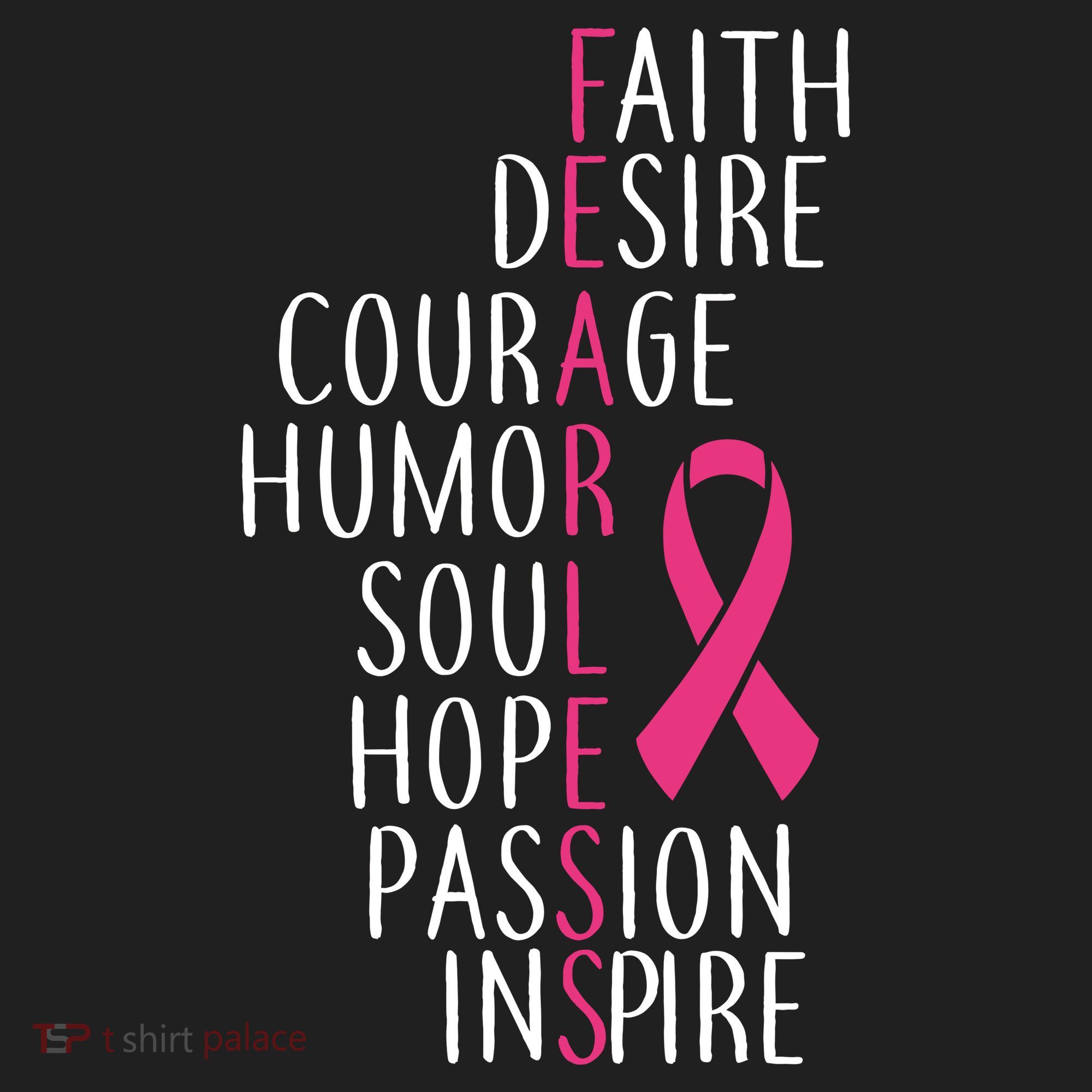 Breast Cancer Awareness Fearless Quote Tumbler