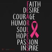 Breast Cancer Awareness Fearless Quote Women's Tank Top thumb 5