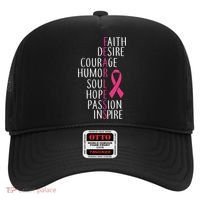 Breast Cancer Awareness Fearless Quote Hat thumb 0