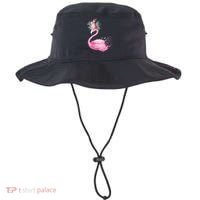 Breast Cancer Awareness Flamingo Floral Bucket Hat thumb 0