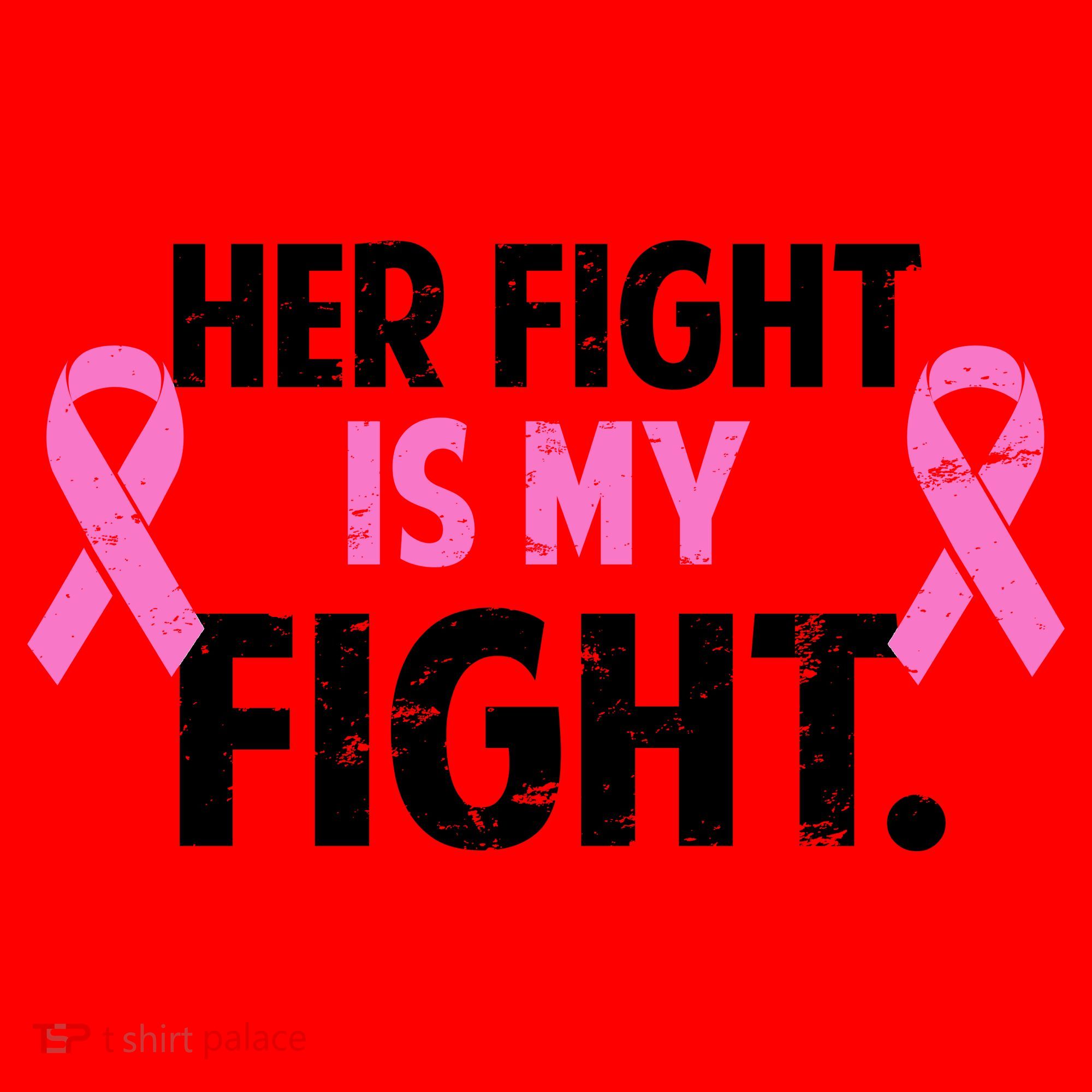Breast Cancer Awareness Her Fight Is My Fight Santa Hat
