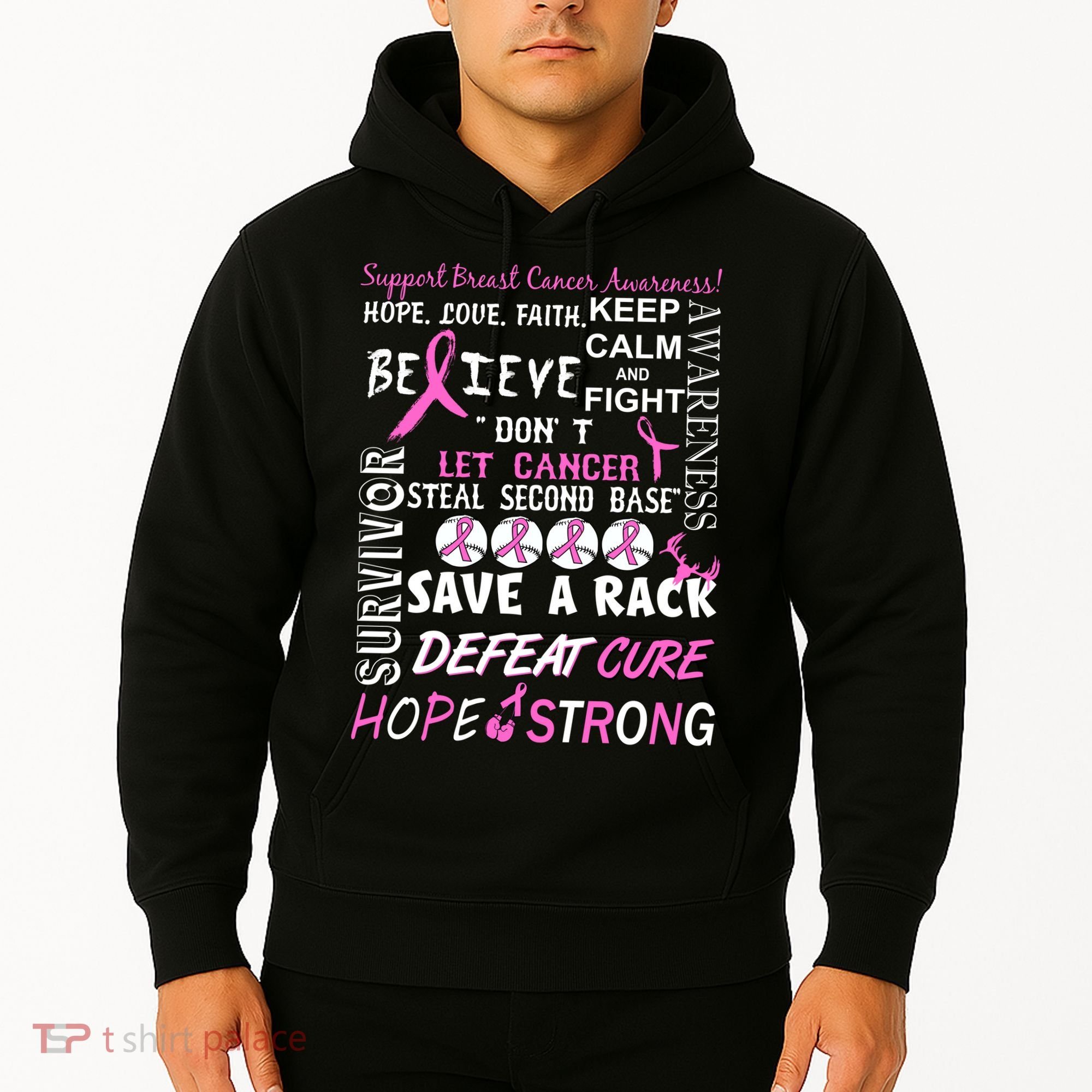 Breast Cancer Awareness Mash-Up Hoodie