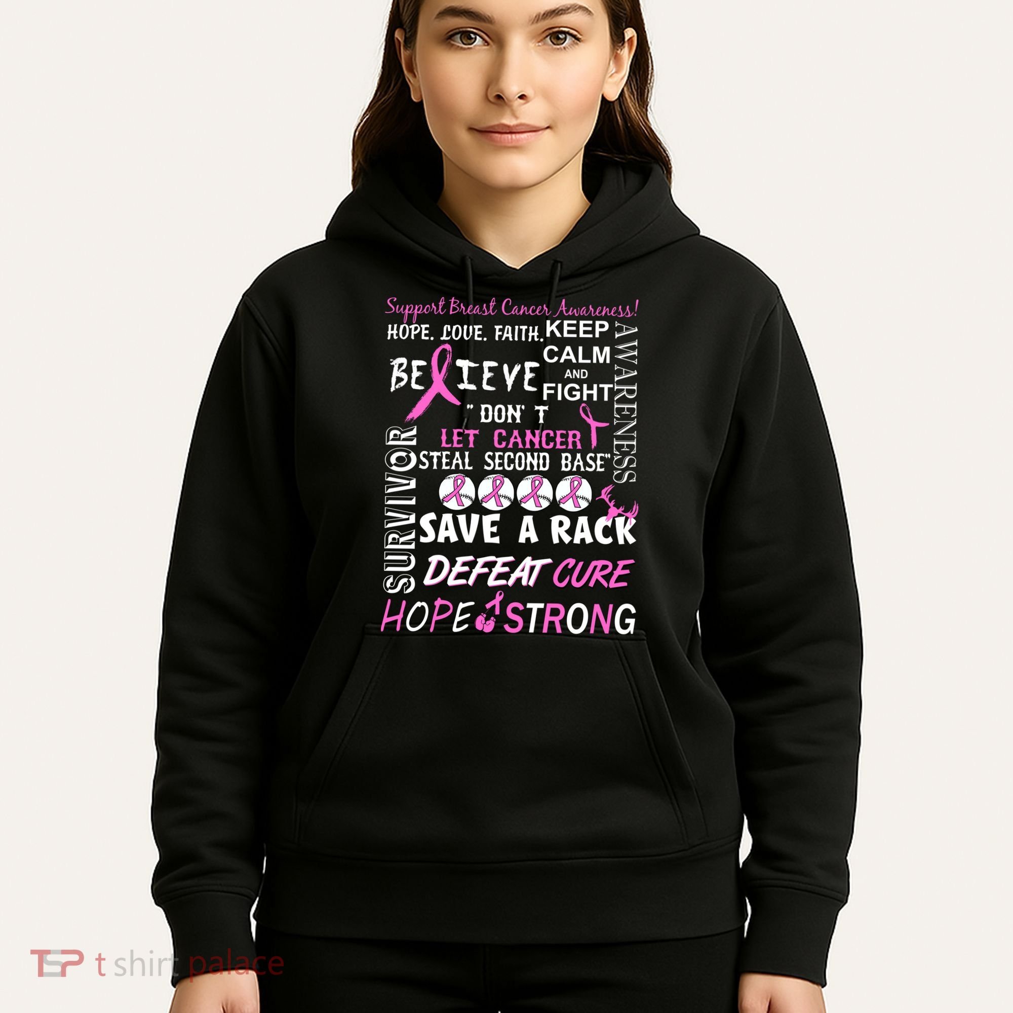Breast Cancer Awareness Mash-Up Hoodie
