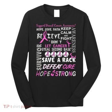 Breast Cancer Awareness Mash-Up Long Sleeve Shirt