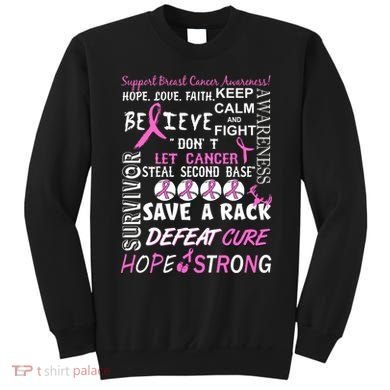 Breast Cancer Awareness Mash-Up Sweatshirt