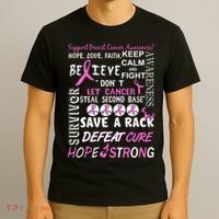 Breast Cancer Awareness Mash-Up T-Shirt thumb 3