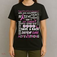 Breast Cancer Awareness Mash-Up T-Shirt thumb 4