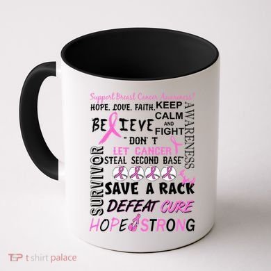 Breast Cancer Awareness Mash-Up Coffee Mug