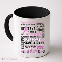 Breast Cancer Awareness Mash-Up Coffee Mug thumb 0