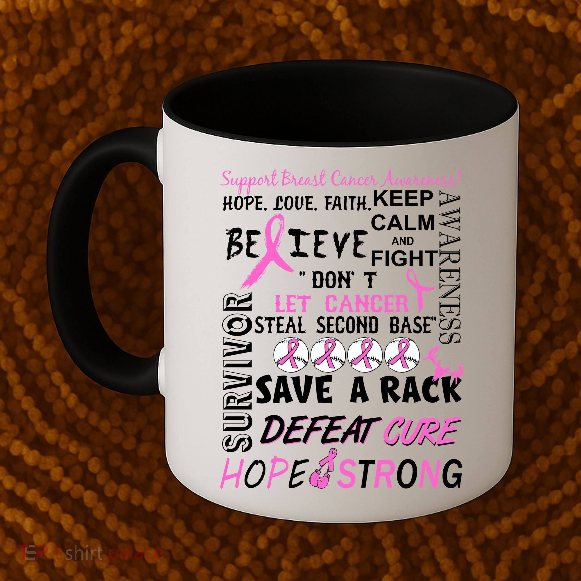 Breast Cancer Awareness Mash-Up Coffee Mug