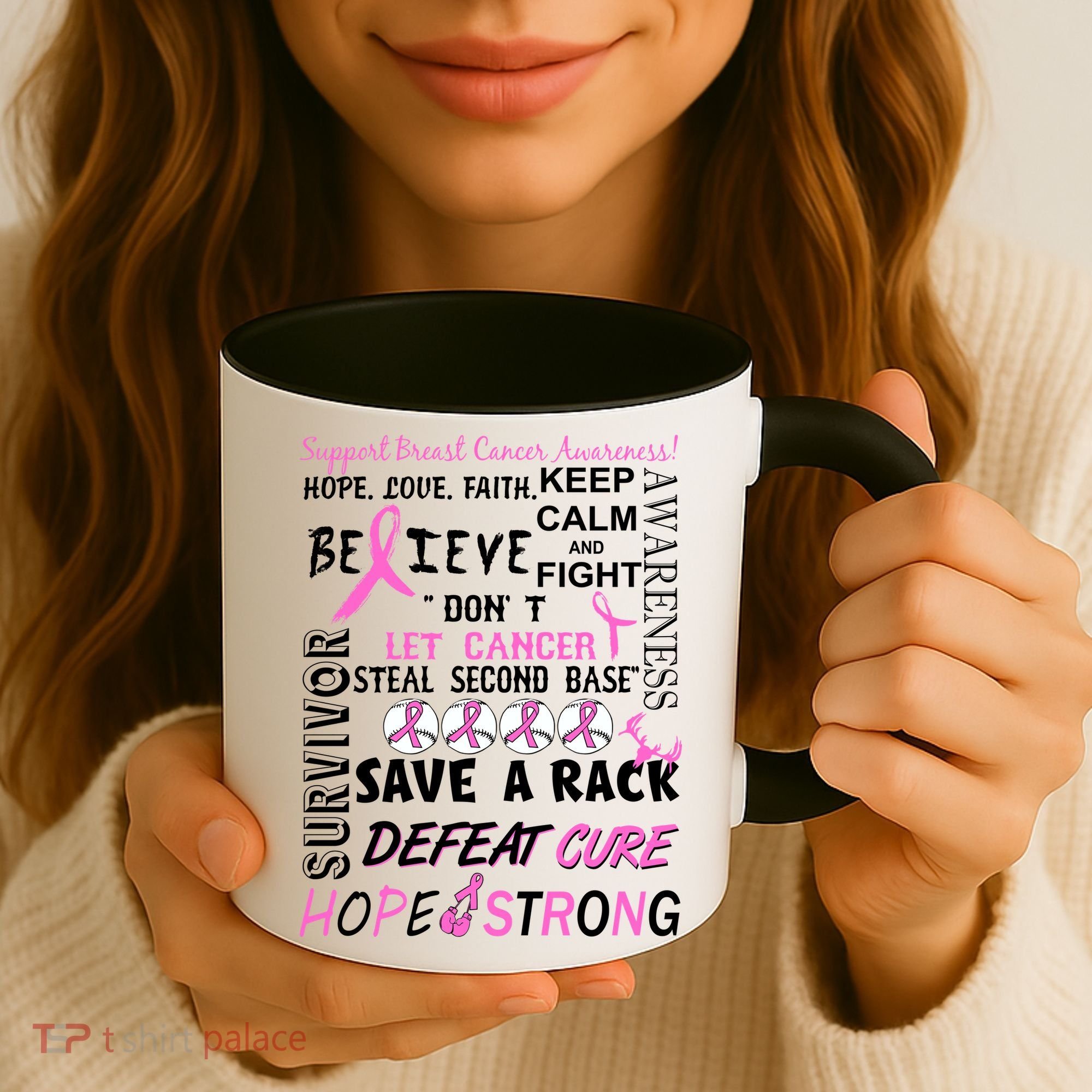 Breast Cancer Awareness Mash-Up Coffee Mug