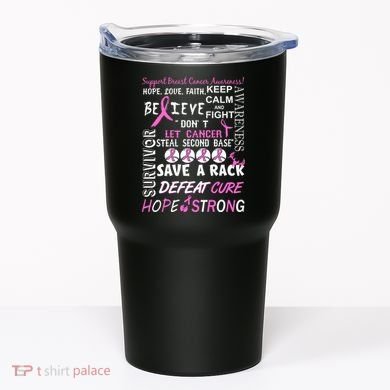 Breast Cancer Awareness Mash-Up Tumbler