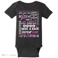 Breast Cancer Awareness Mash-Up Baby Bodysuit thumb 0