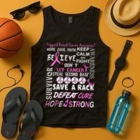 Breast Cancer Awareness Mash-Up Tank Top thumb 4