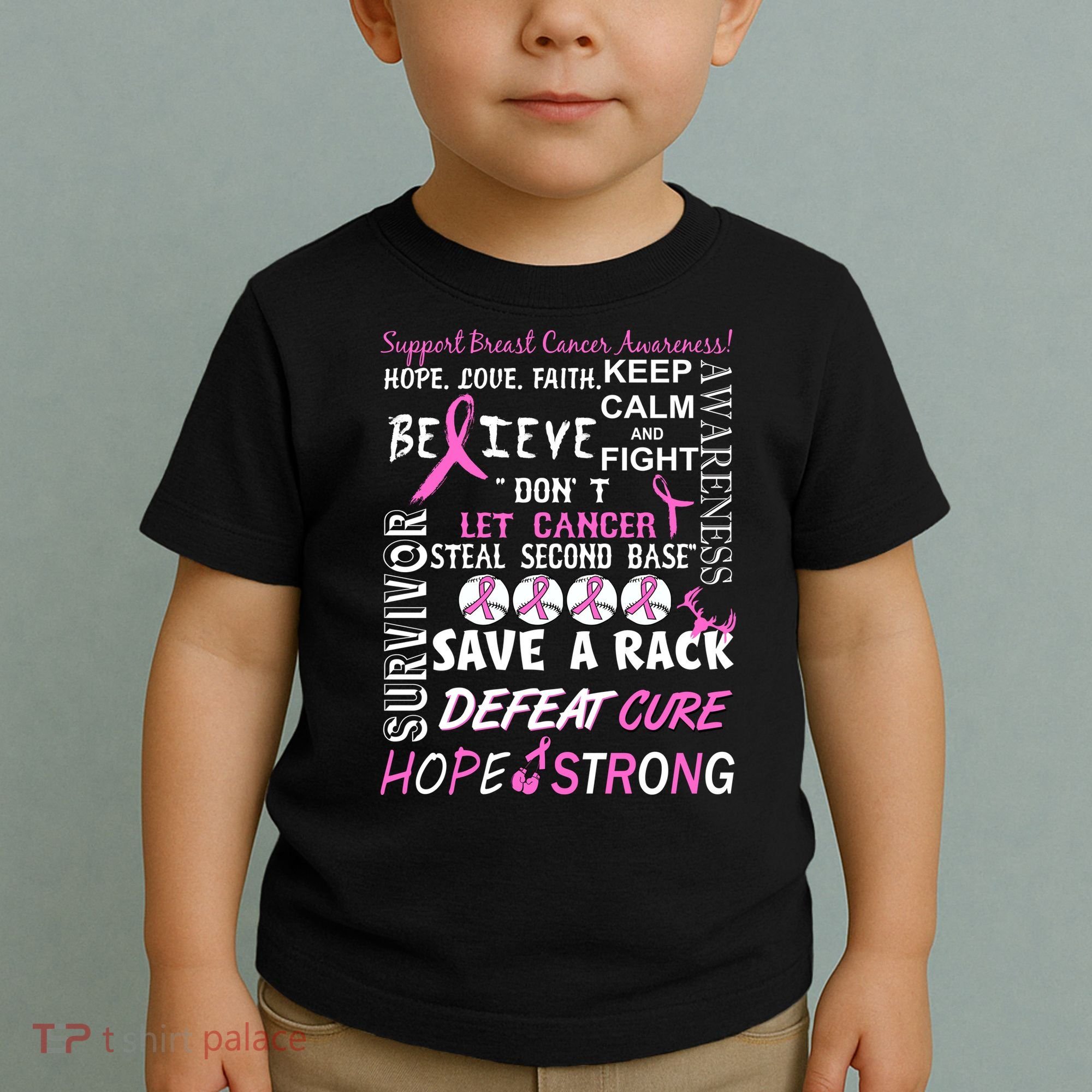 Breast Cancer Awareness Mash-Up Toddler T-Shirt