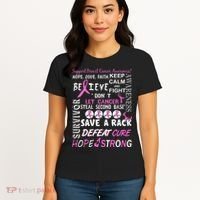 Breast Cancer Awareness Mash-Up Women's T-Shirt thumb 4
